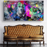 100 Bill Cash Benjamin Franklin Dollar Print Art