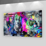 100 Bill Cash Benjamin Franklin Dollar Print Art