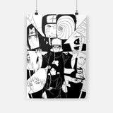 Akatsuki Naruto Manga Canvas