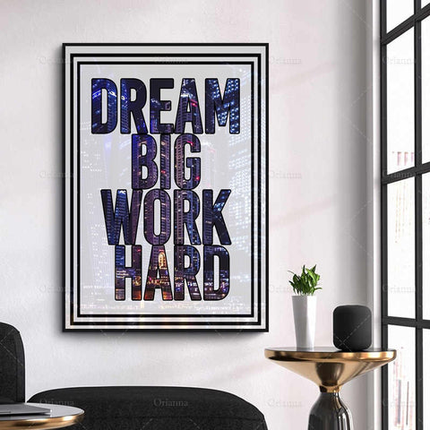 DREAM BIG! Daily Reminder Canvas