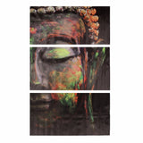 Triptych Buddha Canvas