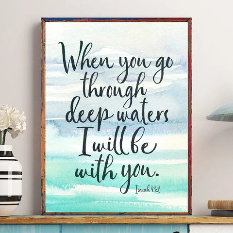Isaiah 43:2 Bible Verse Quote
