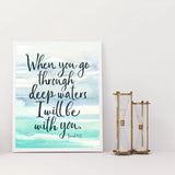 Isaiah 43:2 Bible Verse Quote