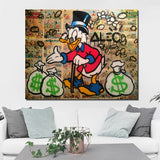 Monopoly Scrooge Mcduck Canvas